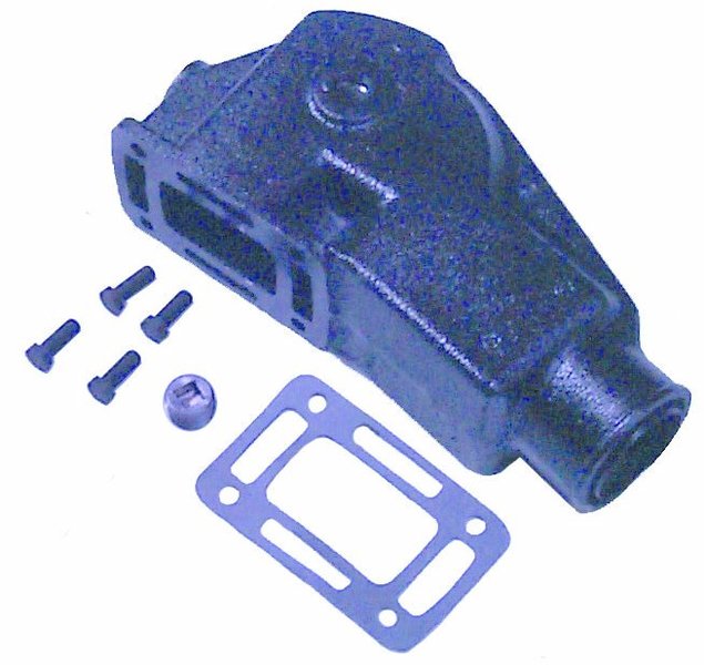 Exhaust Abgassammler Riser FORD Ersatzteil Sierra Marine 18-1999