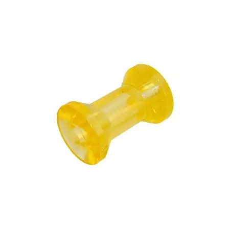 V-Kielrolle transparent aus Polymer 125 mm