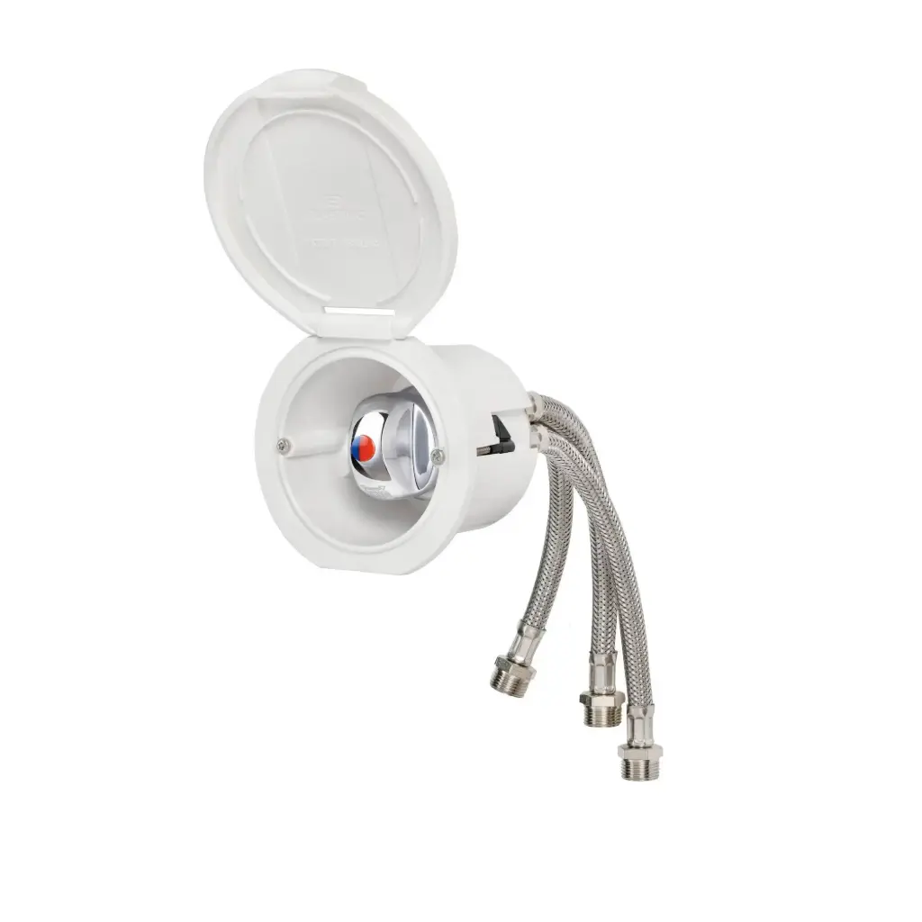 MIXER TAP+CHROME ROUND COVER