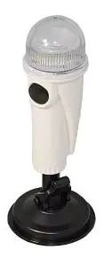 LED Nav-Licht Signal weiß Super-Saugfuß 20cm hoch