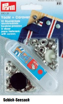 PRYM Nähfrei Druckknöpfe 15mm HOLZ (10St) SB-Karte