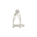 Schäkel Bandmaterial gedreht 5 mm / 22 mm x 12 mm