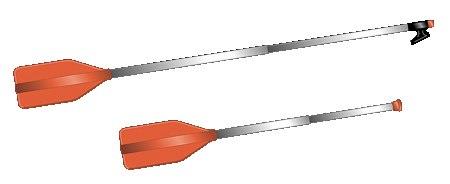 Teleskop-Paddel/Bootshaken 800 - 1700mm