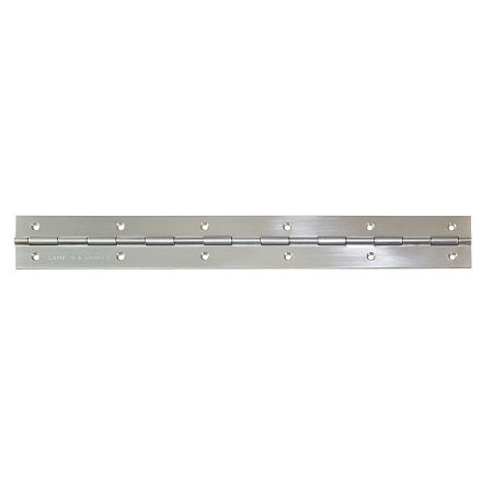 Klavierband Typ LSD-30 Edelstahl gebürstet 240mm