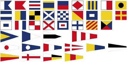 Signalflaggen Typ 1