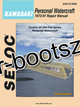 Werkstattbuch Kawasaki Ersatzteil Sierra Marine 18-09200