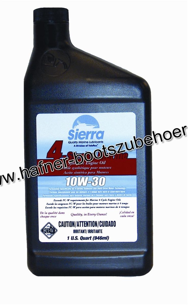 Synthetisches Viertakt Aussenborderöl 10W30 Ersatzteil Sierra Marine 18-9690-2
