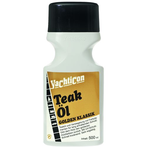 YACHTICON Teaköl Golden Klassik 500 ml