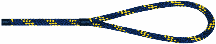 LIROS Handy Elastic Festmacher marine-gelb 16 mm/10 m