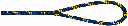 LIROS Handy Elastic Festmacher marine-gelb 16 mm/10 m