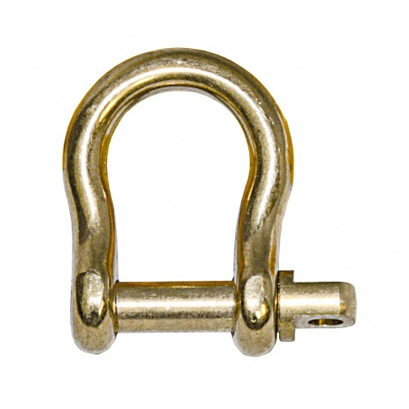 Messingschäkel geschweift 3 mm 3460000333