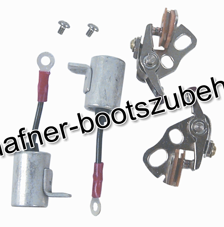 Unterbrecherkontaktsatz mit Kondensator f. Johnson Evinrude Ersatzteil Sierra Marine 18-5003