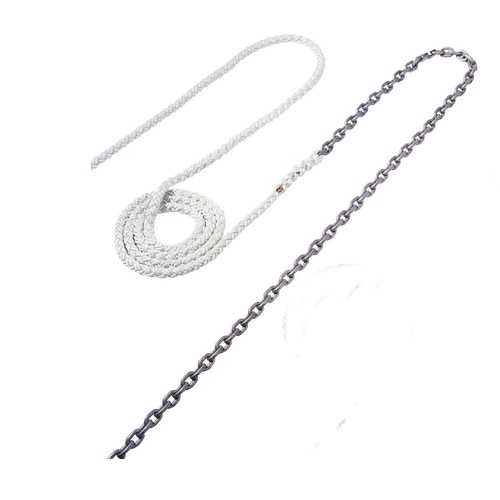 Maxwell 20m 1mm Kette x 100m 16mm 8 Geflecht/Nylon