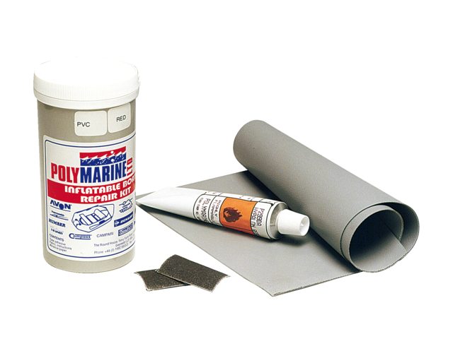 Polymarine Schlauchbootreparaturset grau Hypalon