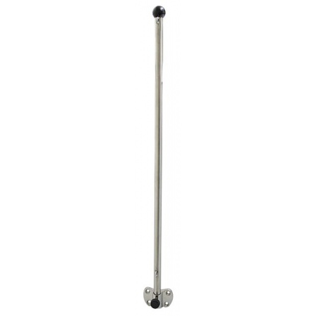 Flaggenstock AISI316 51cm mit Spiegelhalterung