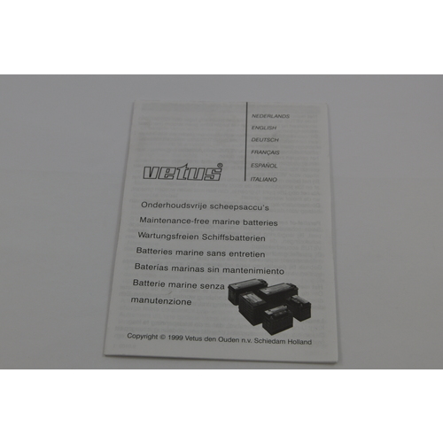 Vetus Bedienungsanleitung für Standard Batterie