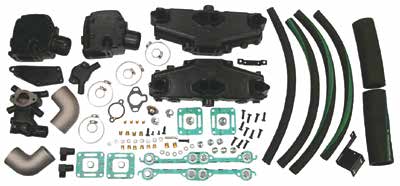 Abgassammler-Umrüst-Kit für MerCruiser Ersatzteil Sierra Marine 18-1987-1