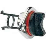 D-Durchführung Messing verchromt