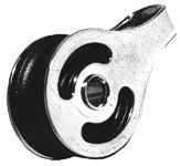 SEA SURE Einfachblock gleitl. 25mm, Seil 8mm, Auge