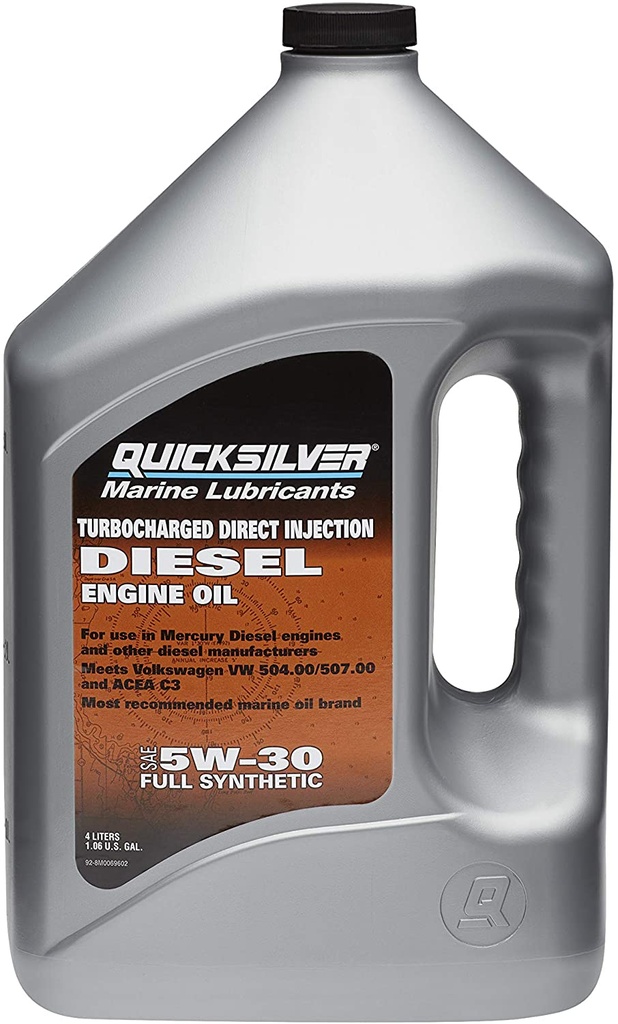 Diesel Engine Oil 5W-30 8M0089691, Ersatzteil Mercruiser, Mercury
