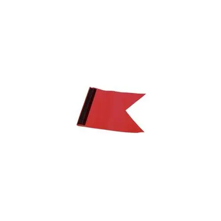 Protestflagge ca.170x235mm mit Klettverschluss rot