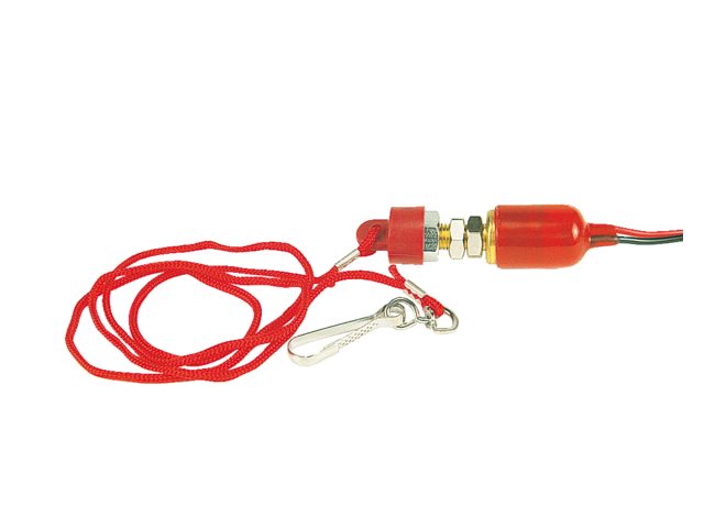 QuickStop Schalter roter Knopf - Kurzschlusstyp für Außenborder