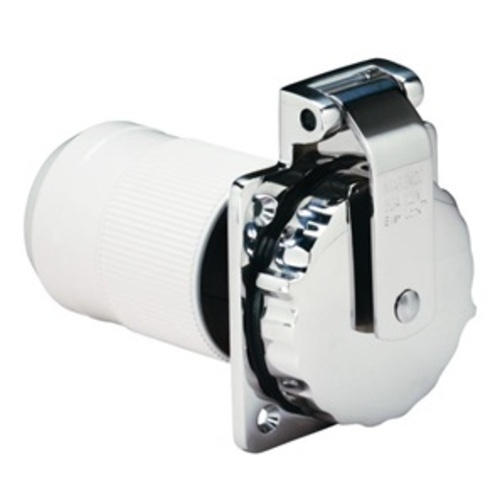 Marinco INLET, 32A 230V EZ LOK SS W/ENCL