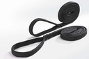 LIROS Fenderleine Set schwarz 8 mm/2 m