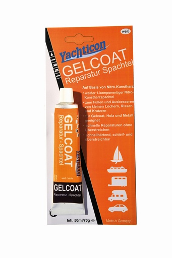 [32367] Yachticon Gelcoat Reparatur Spachtel weiß 70 g
