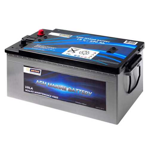 [VEAGM220] Vetus AGM-Batterie 12V/220Ah