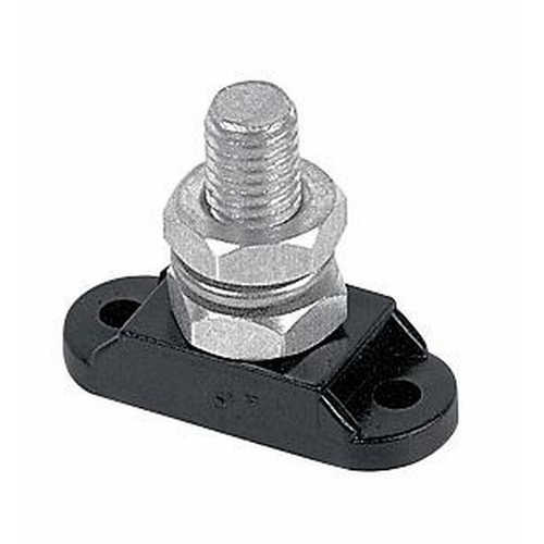 [BBIS-10MM-1] BEP isolierte Bolzen einzeln 1x10mm negativ schwar