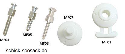 MINAX-Schnellverschluss Oberteil (10-St.Pack)