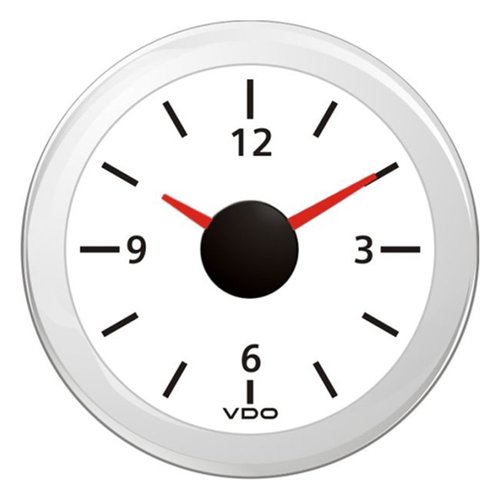 [BBA2C59513443] VDO VL Uhr 8  16 V, weiß