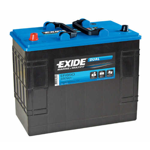 [BBER650] Exide Dual Säure-Batterie, 142Ah, 650Wh, 12V