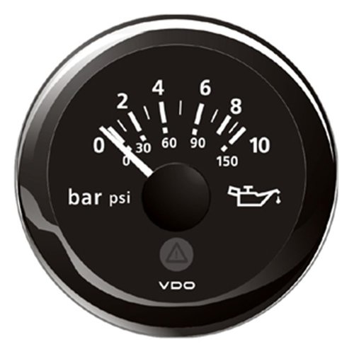 [BBA2C59514111] VDO VL Motoröldruck Anzeige, 10 bar, schwarz
