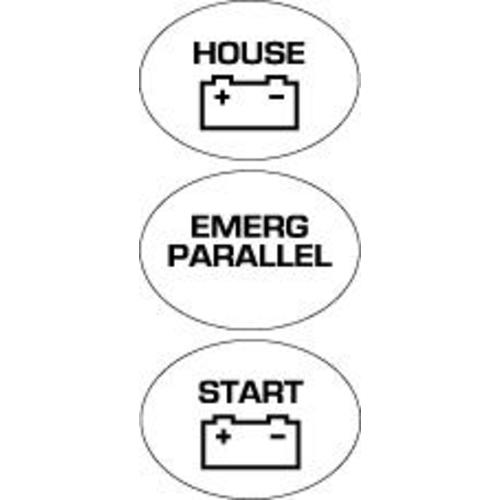 [BBSET-715] BEP Label Set f. Batterieschalter 701-720 Serie