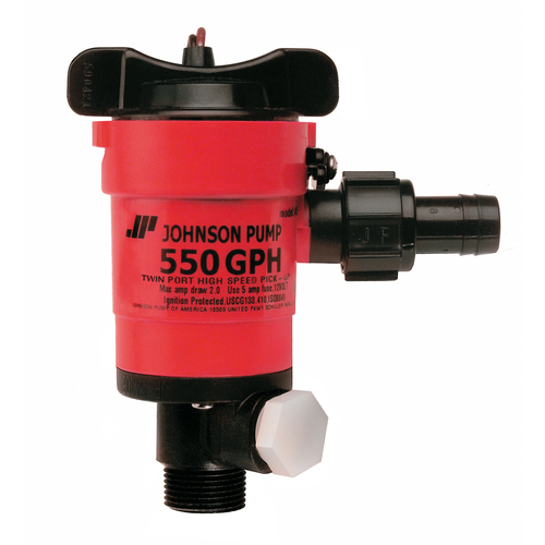 [BB32-48503] Johnson Twin Port 550 GPH 12V