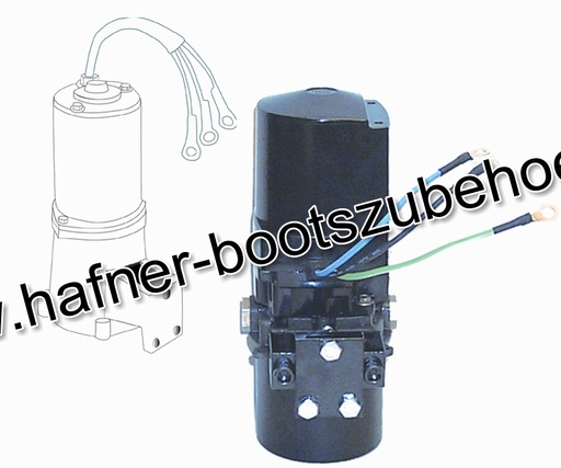 [18-6274] Powertrimm/Tiltmotor mit Ölbehälter incl. Hydraulikteil Ersatzteil Sierra Marine 18-6274