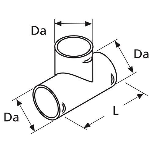 [BB1320474A] Webasto T-Stueck D60 90 Grad