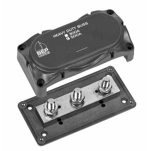 [BB703-500A] BEP dist. Schiene 500A 3x10mm MC10 Kappen