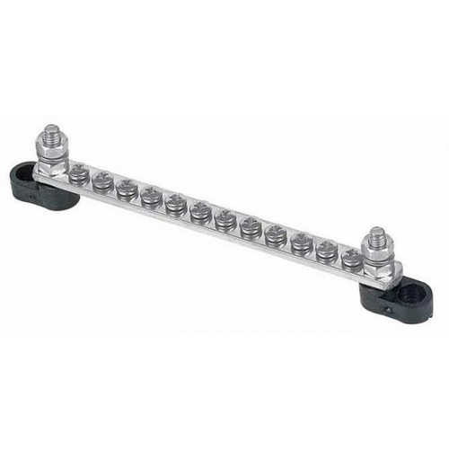 [BBBB-12W-2S] BEP Sammelschiene einzeln 12x 4mm Schraubklemme