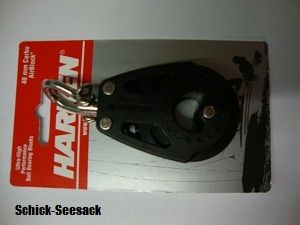 [28779] Harken Carbo Block 40mm einf. mit Wirbel