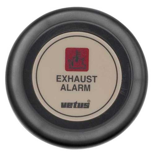 [BBXHI24W] Vetus Auspufftemperaturalarmanzeige, weiß, 24 V