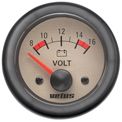 [VOLT12W] Vetus Voltmesser 12V (0-16V) beige