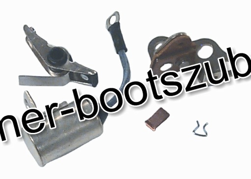 [18-5011] Unterbrecherkontaktsatz mit Kondensator für Johnson Evinrude Ersatzteil Sierra Marine 18-5011