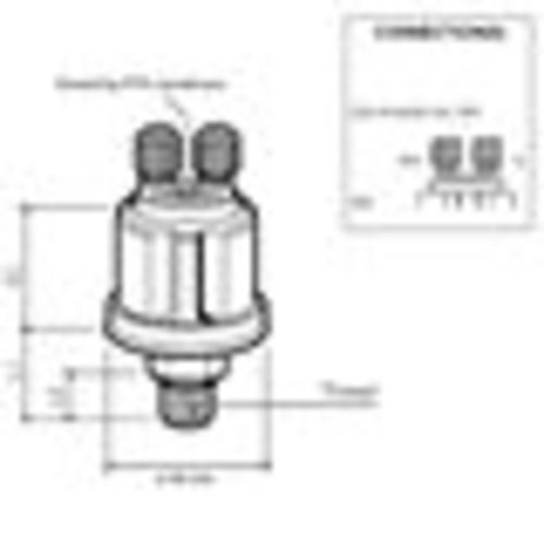 [BB360081030032C] Veratron VDO Öldruck Sensor 10bar/150psi, 1p, M14