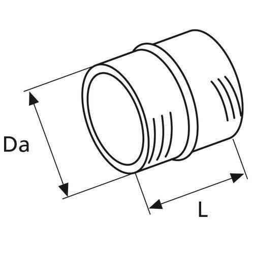[BB1320469A] Webasto Schlauchverbinder gerade D60-60