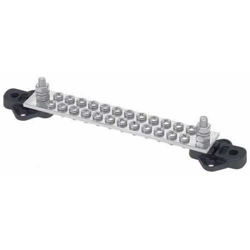 [BBBB-24W-2S] BEP Sammelschiene einzeln 24x 4mm Schraubklemme