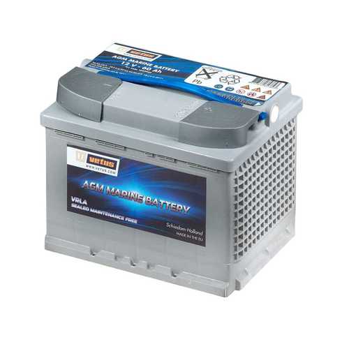 [VEAGM60] Vetus AGM-Batterie 12V/60Ah