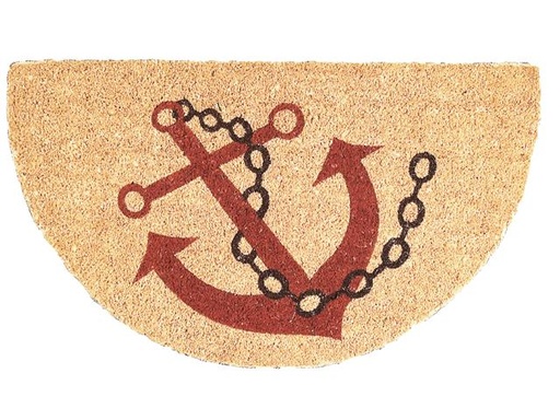 [26614] Fussmatte Kokos halbrund 45x75cm